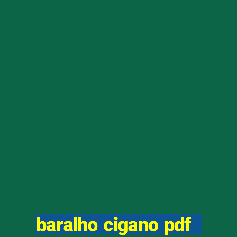 baralho cigano pdf